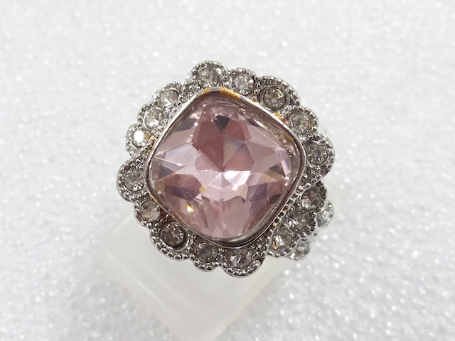 JAPANESE KIMONO / ANTIQUE COLORED STONE RING (SIZE 11)
